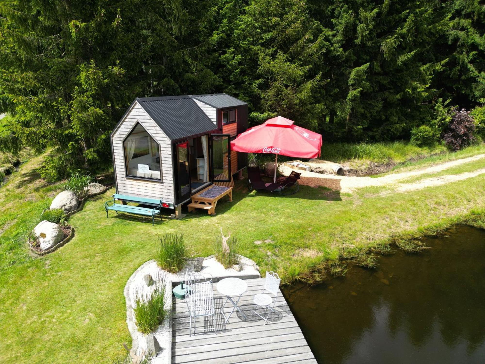Cafe-Pension Kristall Hirschenwies ภายนอก รูปภาพ