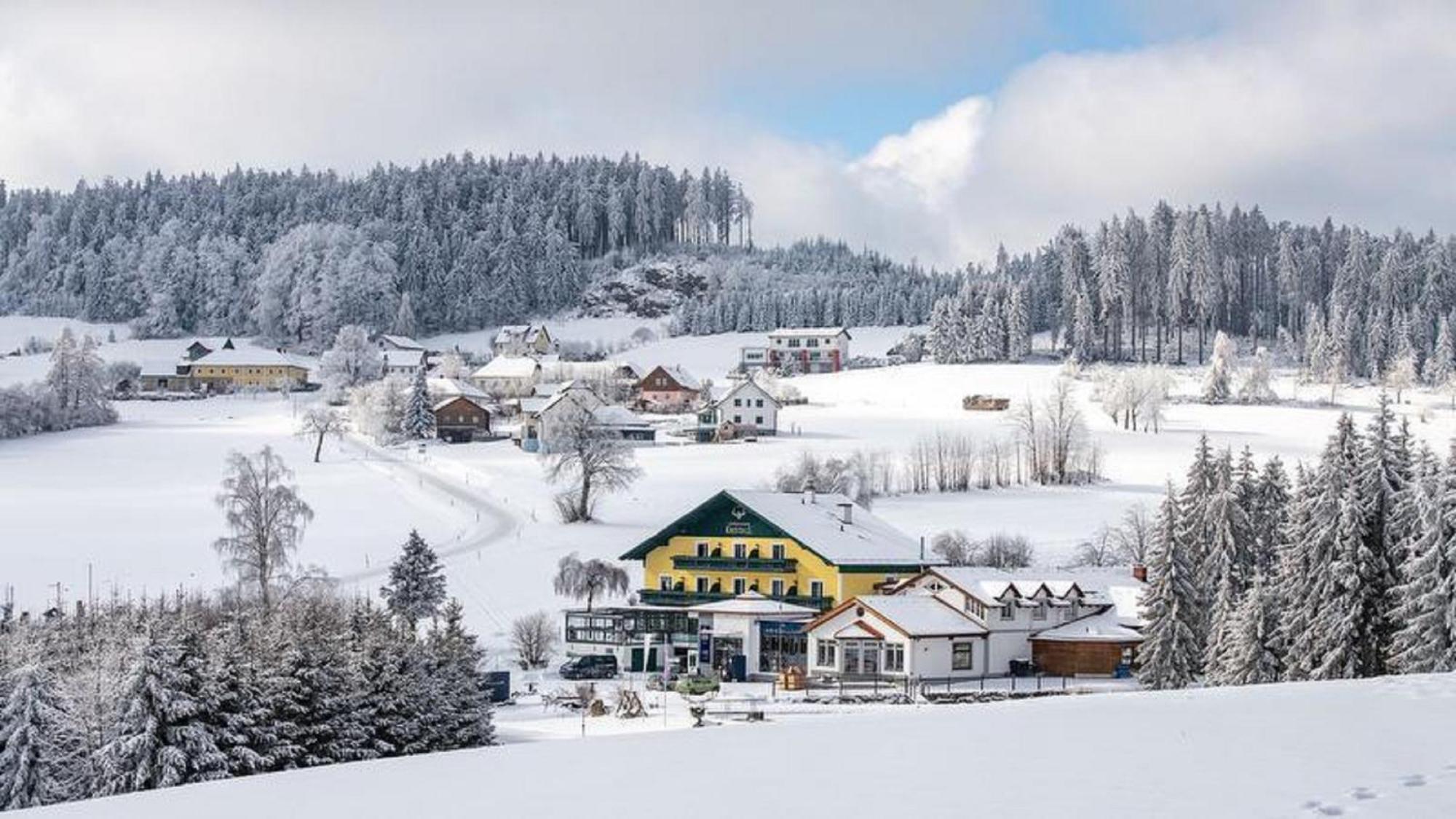 Cafe-Pension Kristall Hirschenwies ภายนอก รูปภาพ