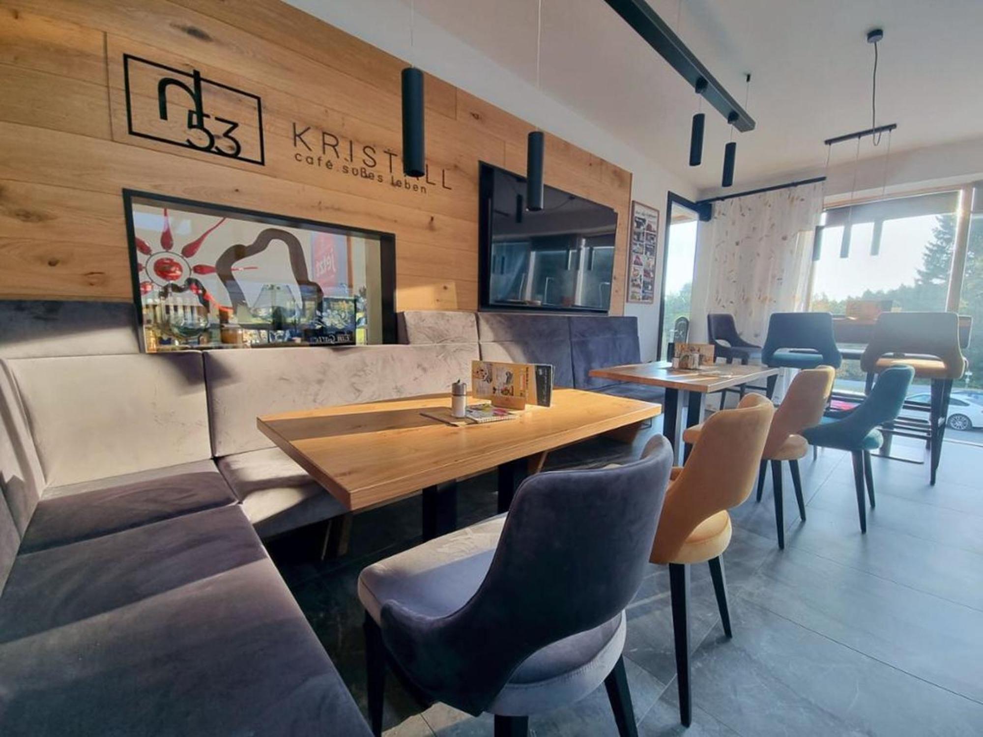 Cafe-Pension Kristall Hirschenwies ภายนอก รูปภาพ